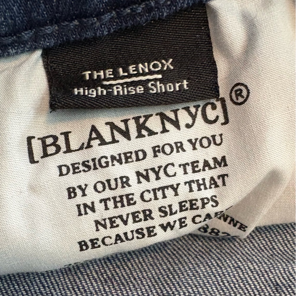 Blank NYC The Lenox Distressed Cutoff Denim Shorts High Rise Festival Size 29 - Picture 3 of 7
